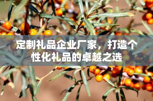 定制礼品企业厂家，打造个性化礼品的卓越公司